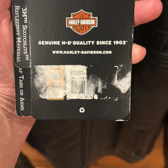 NWT Limited Edition Harley Davidson Leather Jacket unisex - Picture 8 of 8